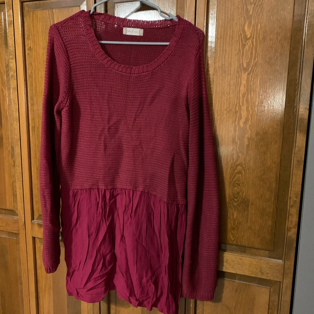 Altar’d State Magenta Sweater